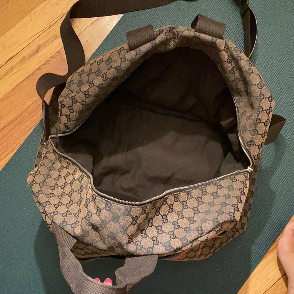 Vintage Gucci monogram travel duffle - Picture 2 of 9